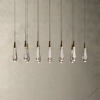 Soltaire Linear Chandelier 37’’ 50’’ 60’’ 70’’ - 37’’ / Brass - chandelier