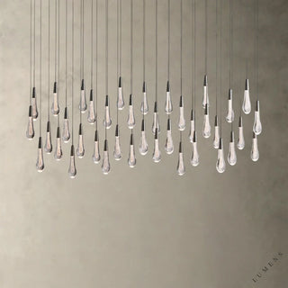 Soltaire Linear Chandelier 37’’ 50’’ 60’’ 70’’ - 60’’ / Bronze - chandelier