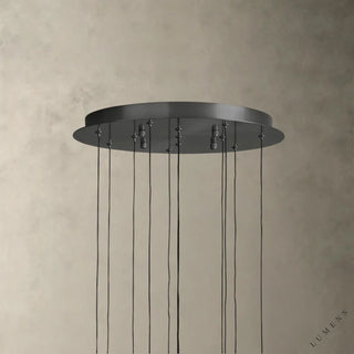 Soltaire Round Chandelier 17’’ 24’’ 36’’ 58’’ - chandelier