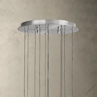 Soltaire Round Chandelier 17’’ 24’’ 36’’ 58’’ - chandelier