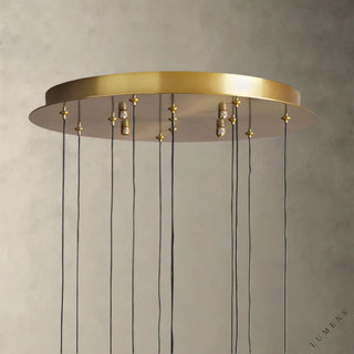 Soltaire Round Chandelier 17’’ 24’’ 36’’ 58’’ - chandelier