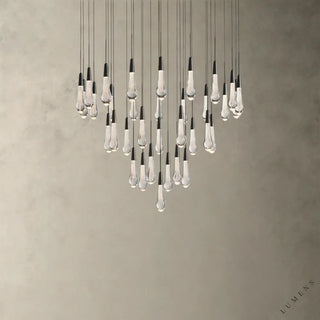 Soltaire Round Chandelier 17’’ 24’’ 36’’ 58’’ - 36’’ / Bronze - chandelier