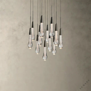 Soltaire Round Chandelier 17’’ 24’’ 36’’ 58’’ - 17’’ / Bronze - chandelier
