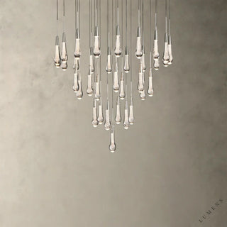 Soltaire Round Chandelier 17’’ 24’’ 36’’ 58’’ - 36’’ / Nickel - chandelier