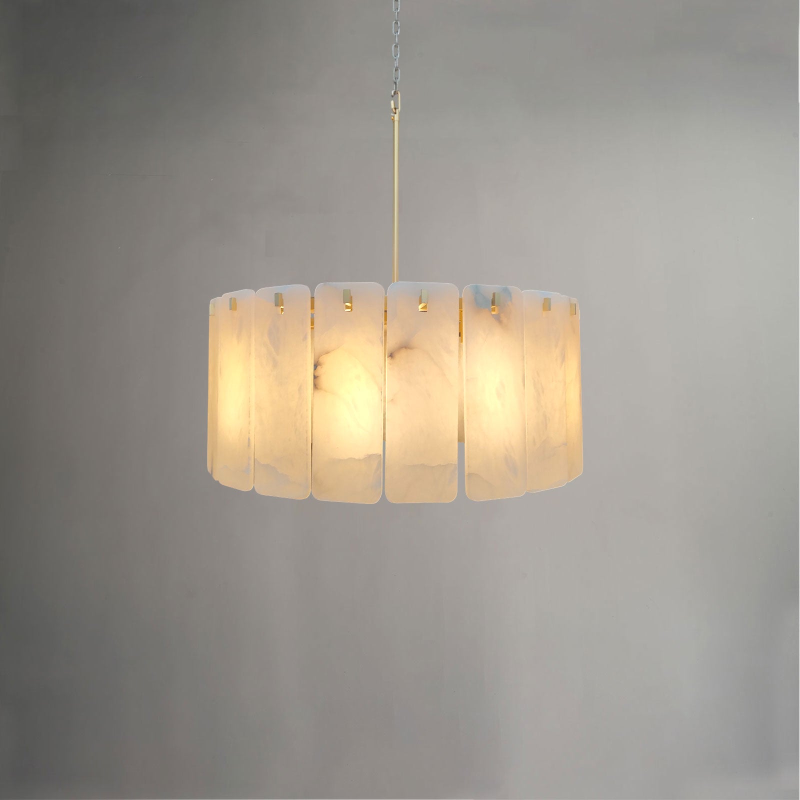 Bandie Alabaster Roud Pendant Light