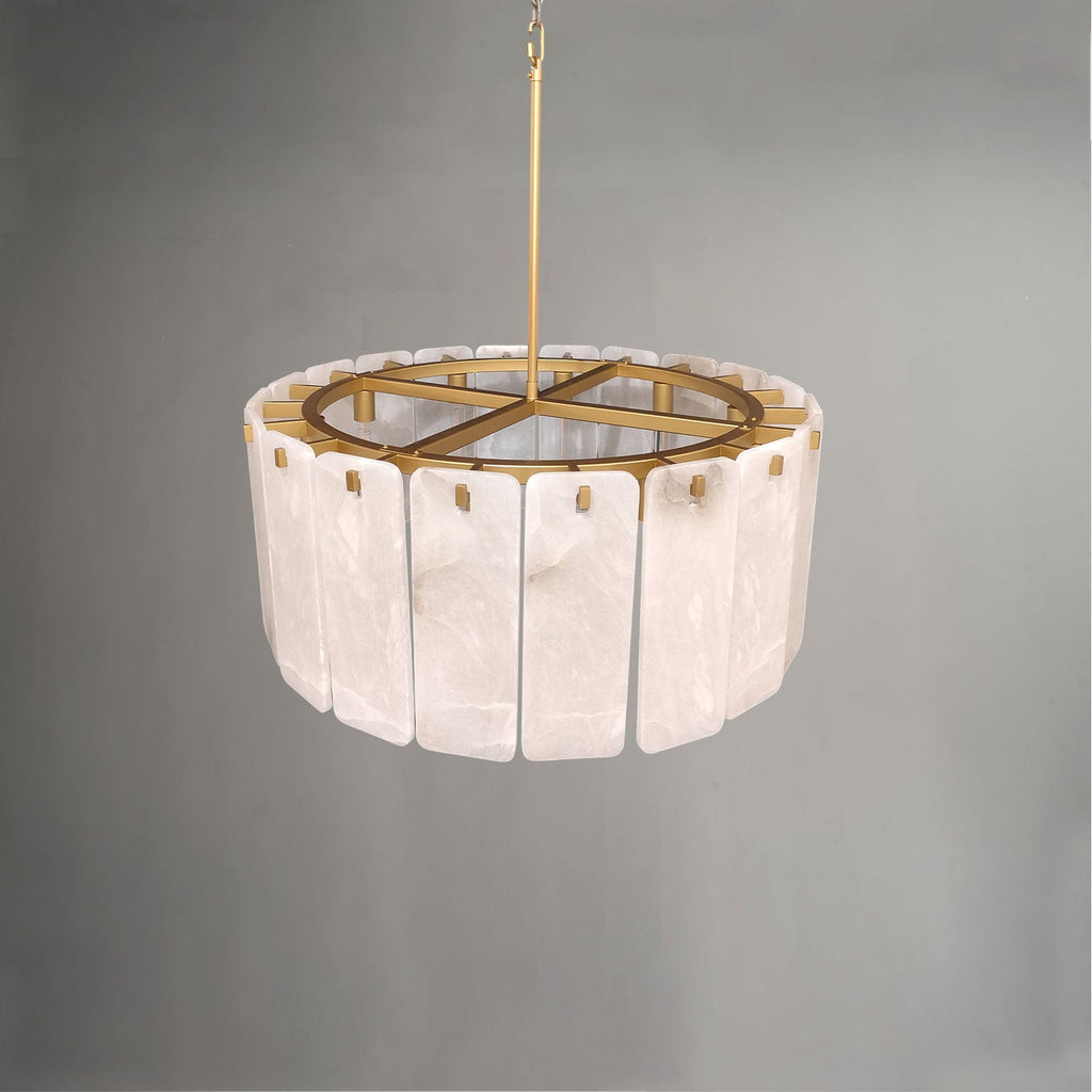 Bandie Alabaster Roud Pendant Light