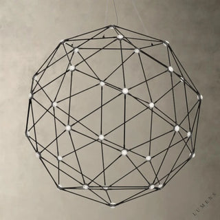 Spherical Constellation Pendant - Black - chandelier