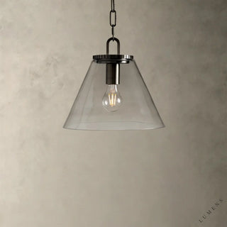 Wescott Cone Pendant with Chain - pendant light