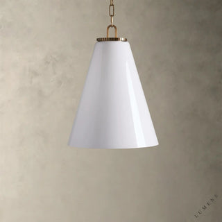 Wescott Cone Pendant with Chain - pendant light