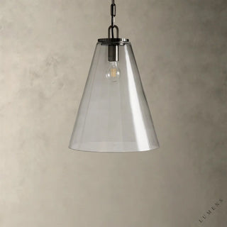 Wescott Cone Pendant with Chain - pendant light