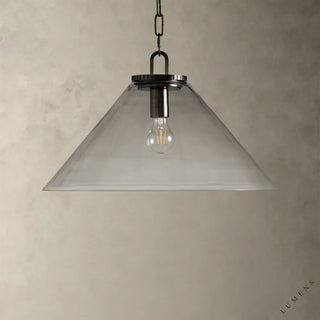 Wescott Cone Pendant with Chain - pendant light