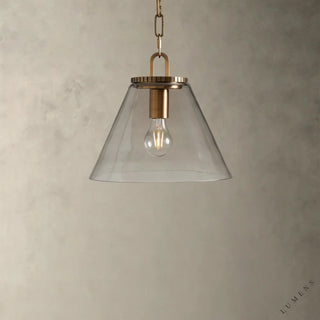 Wescott Cone Pendant with Chain - pendant light