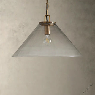Wescott Cone Pendant with Chain - pendant light